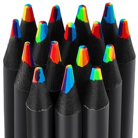 Stocking Stuffers for Kids Teens Adults, Art Supplies 16 Pcs Rainbow Colored Pencils, Teen Girl Gifts Trendy Stuff, Christmas Valentines Gifts for Kids 5-12 Year Old,