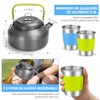BYCRAY - Kit de Cocina Camping Portatil,16Pcs Utensilios de Cocina