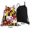 Richugui Drawstring Backpack Maryland State Flag Backpacks Swim Bag For