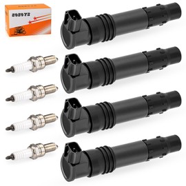 4pcs Ignition Coils & Iridium Spark Plugs For Suzuki GSX-R600 GSX-R750 GSX-R1000 GSX650F GSF1250 Burgman AN650 Boulevard C109R M109R 2000-2019 33410-24F00 33410-35F00