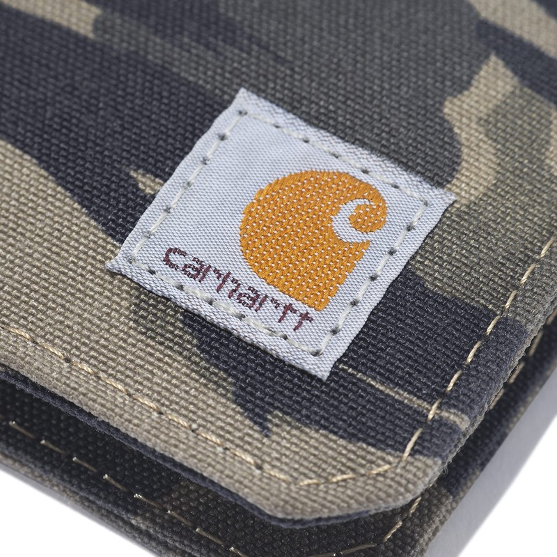 Carhartt Men's Nylon Duck Bifold Wallet, Duck Blind Camo