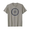 Beautiful Compass Sailing Hiking Travel Adventure T-Shirt