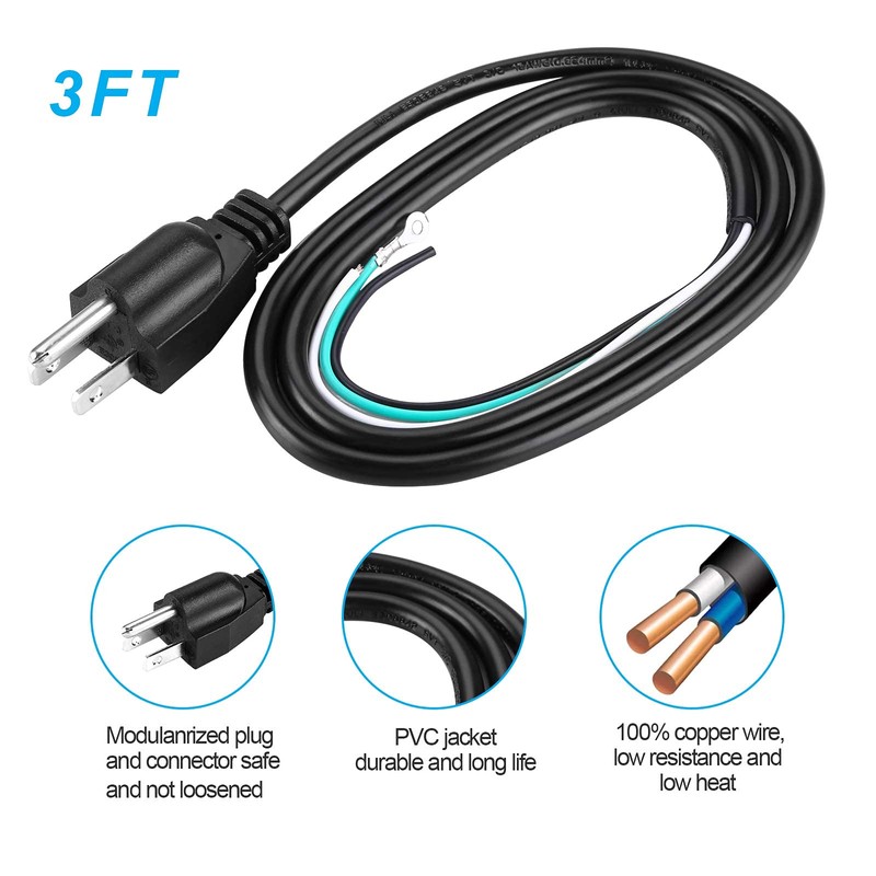 HK Garbage Disposal Air Switch Kit with Power Cord Kit,