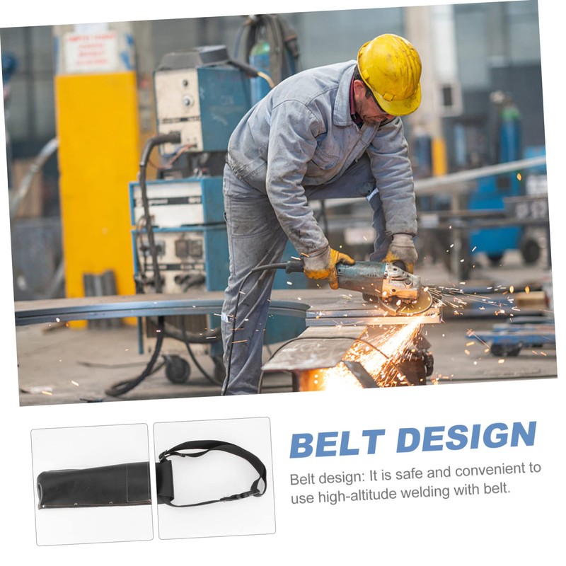 Healeved 1pc Welding Rod Holder Bag Anti-scalding Wear-resistant Storage Container