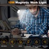10W Magnetic Work Light, Magnet Desk Lamps With Adjustable Fucos