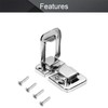 MroMax 2Pcs Toggle Catch Lock 1.89" x 1.3" (LxW) Iron