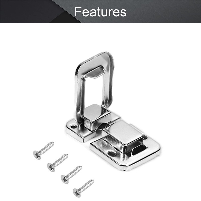 MroMax 2Pcs Toggle Catch Lock 1.89" x 1.3" (LxW) Iron