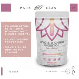 Myo Inositol D-chiro Inositol 401 300 G Sin Sabor Sin Sabor