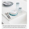 Yamazaki Industries 3835 Folding Drainer Tray, White, Approx. W 15.9
