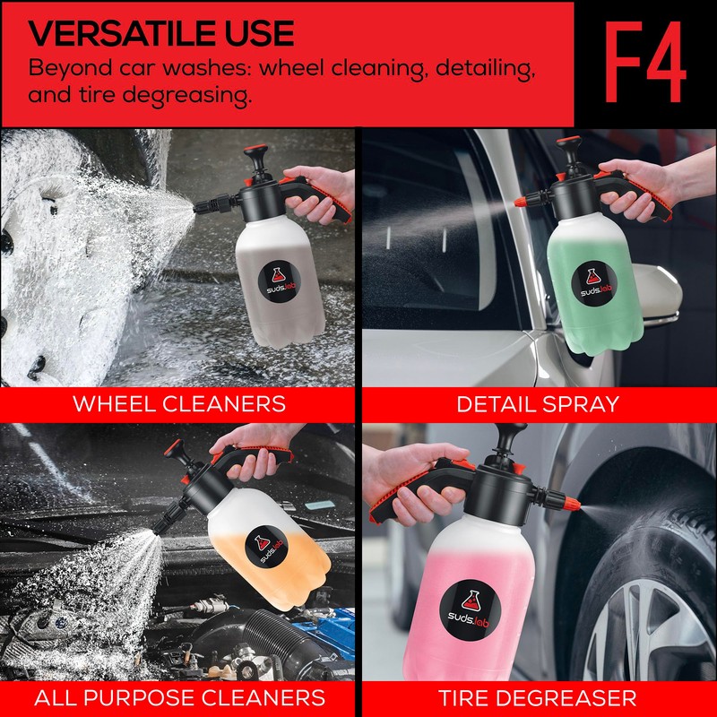 Suds Lab F4 Foaming Pump Sprayer with 70 oz UV