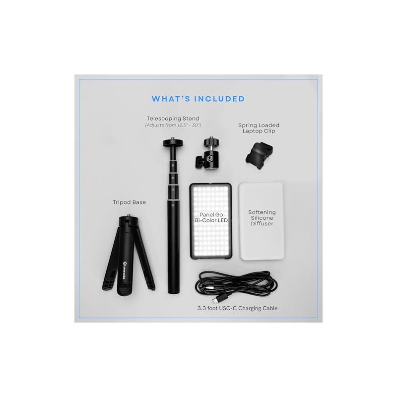 Lume Cube LC-BLK Kit de Iluminación para transmisiones