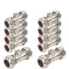 10 x 15mm Isolation Valves Chrome WRAS Approved Reeds