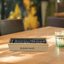 Dickly Double Nine Domino Set Fun and Engaging Table Game Dominoes Travel Playset for Party Favors