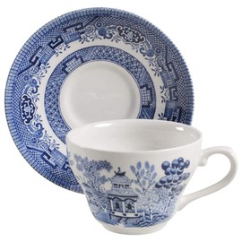Churchill Willow Blue Cup & Saucer