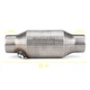 FOMIUZY 2.5 Inch Inlet/Outlet Universal High Flow Front Catalytic Converter