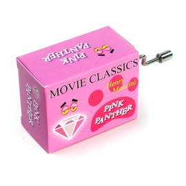 Pink Panther Music Box (Crank Mechanism, Mini Rotary Organ)