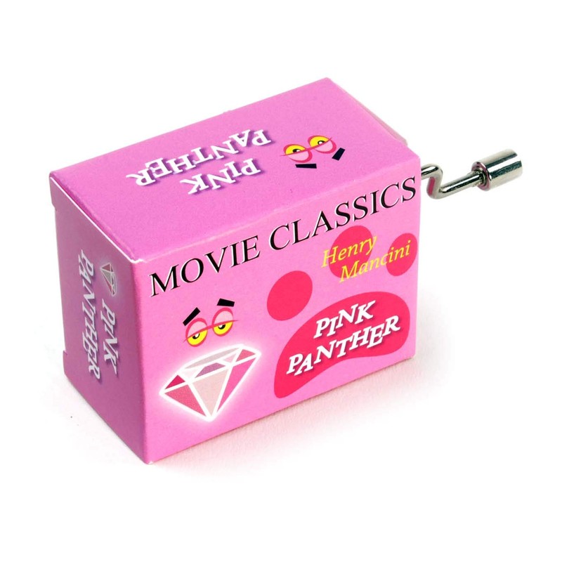 Pink Panther Music Box (Crank Mechanism, Mini Rotary Organ)