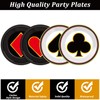 48Pcs Casino Party Paper Plates for Las Vegas Themed Party