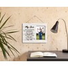 HiLus Memorial Gifts for Loss of Son, Wooden Picture Frame
