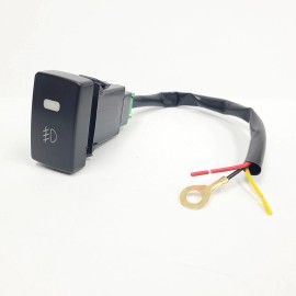 Mechanic Force Fit 2003 2004 2005 Honda Accord Coupe Fog Light On/Off Push Switch Button Wire