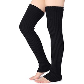 Nanxson TTW0065 Women's Long Cuff Leg Warmer Knitted Over Knee Long Leg Cuff Dance Stocking -