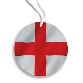 England Flag | REUSABLE Double Sided Car Air Freshener