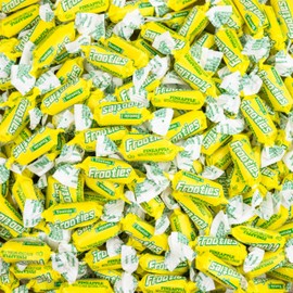 Pineapple Tootsie Roll Frooties Chewy Tropical Candy with Fresh Sweet & Juicy Flavor 85+ Pieces Individually Wrapped in Resealable Assortit Bag, 1.5 Lb (24-Oz) Made in USA