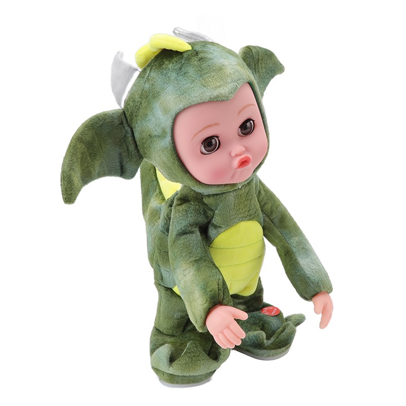 Dinosaur Baby Doll Mobile Singing Tail Wagging Soft Plastic Simulation