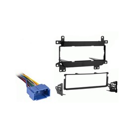 Compatible with Suzuki XL 7 2003 2004 2005 2006 Single DIN Stereo Harness Radio Install Dash Kit Package