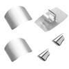 4 Pieces Stainless Steel Finger Guard Cover Kitchen Cutting Safety