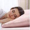 Light Pink Silk Pillow Cases Zipper Closure-Real Silk Pillowcase for