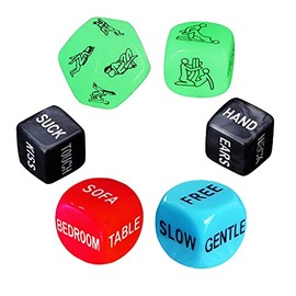Funny Date Night Dice for Couples Valentine's Day Gift for Women Men Decider Dice Couple Game Dice for Girlfriend Boyfriend Wedding Anniversary Christmas Birthday Gifts 36S58