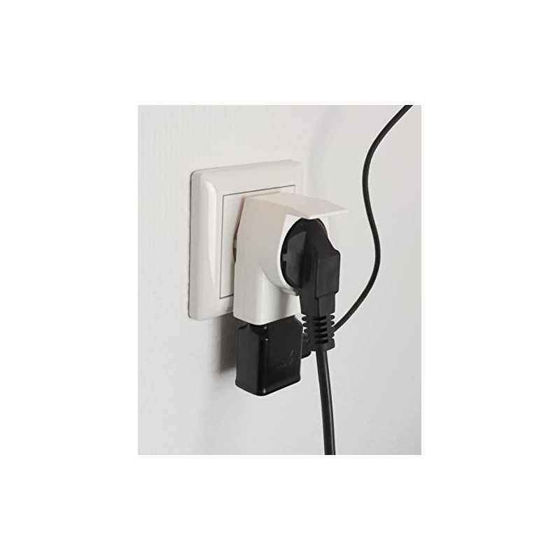 Combi Duplex Plug, 1 Euro & 1 Earthing Contact Plug,