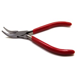 SUPERIOR INSTRUMENTS Bent/Upward Angled Nose Pliers 12cm Working End 2cm Jewelery Making Bending Wrapping Tools