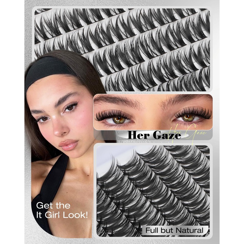 Flaunt Cluster Lashes Short 8-14MM Eyelash Clusters Wispy Lash Clusters