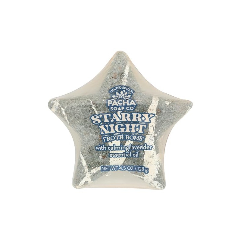 PACHA SOAP Starry Night Froth Bomb, 4.5 OZ