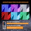 BEAMNOVA 50Ft Commercial RGB Storefront Light Kit for Business with