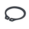 Spring Steel External Snap Retaining Rings, 3/16" Diameter, Black Oxide