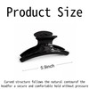 2Pc 6 Inch Extra Large Jumbo Claw Clip for Women
