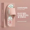 발지압 아치 마사지 슬리퍼 미끄럼방지 남녀공용 지압용 [블루 소형 과립