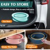 Collapsible Bucket 3PCS 1.3 Gallon/5L Small Plastic Household Cleaning Mop