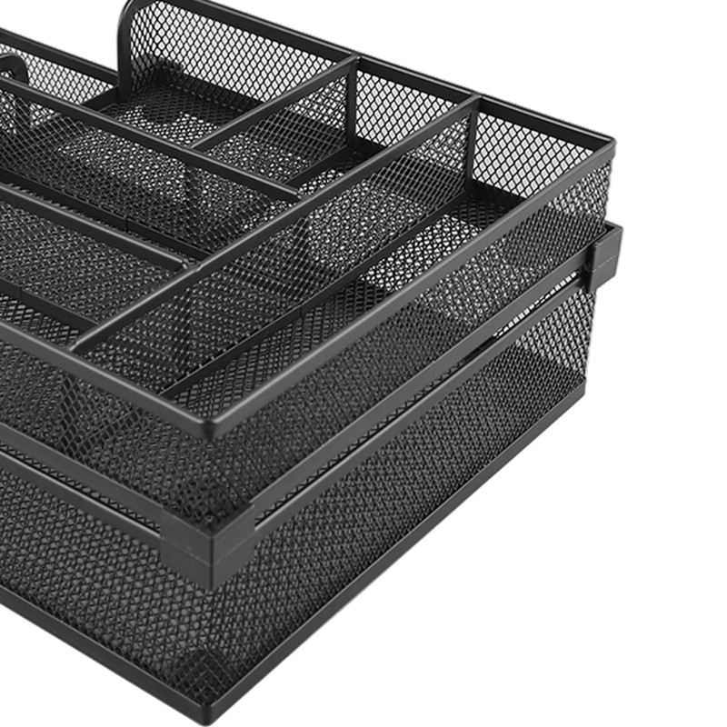2 Tier Paper Tray Double Layer Metal Mesh Paper Tray