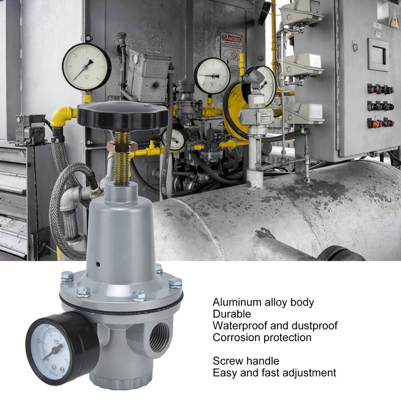 Air Pressure Regulating Valve Aluminum Alloy Small Pneumatic Air Regulator