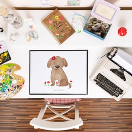 Mr. & Mrs. Panda Desk Mat Dog Lady Gift Office Supplies Desk Mat Stationery Dog Owner Dog Desk