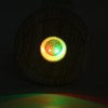 Wood Light Display Base 360 Degree Rotation Beech Grain Colorful
