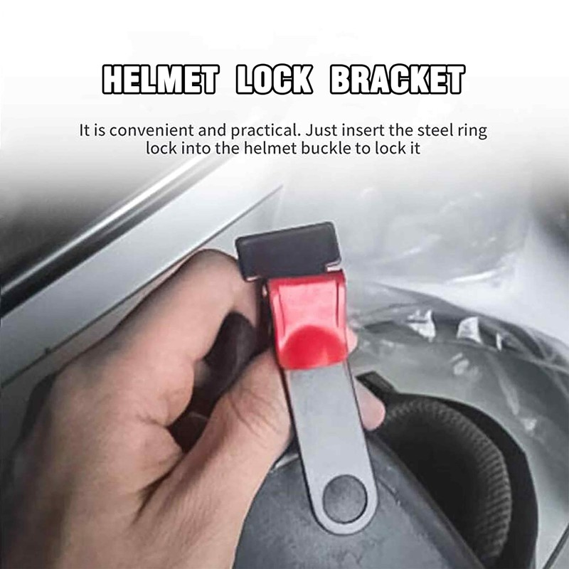 PEVRUAY Helmet Strap D-Ring Lock Stainless Steel Motorcycle Steel Ring