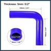 INFINAUTO 28mm 1.10" ID 90 Degree Elbow Silicone Reducer Hose