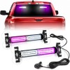 Emergency Strobe Traffic Light Bar 40 LED Dash Safety Flashing