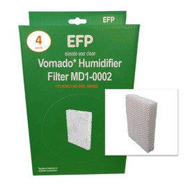 EFP Humidifier Filters for Vornado MD1-0001, MD1-0002, Evap1, Evap 2, Evap3, HWF55, HWF-55 Model Humidifiers - High Quality Replacement Wicking Filters | Includes 4 Aftermarket Filters