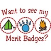 CafePress Merit Badges Square Car Magnet 3 X 3 Square